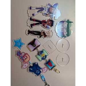 The Owl House and More Lumity luz noceda amity blight standee Acrylic Keychain